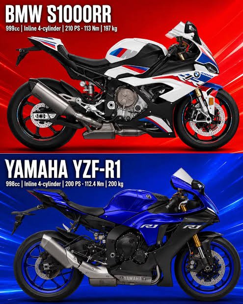 bmw s1000rr vs other bmw 1000cc bikes