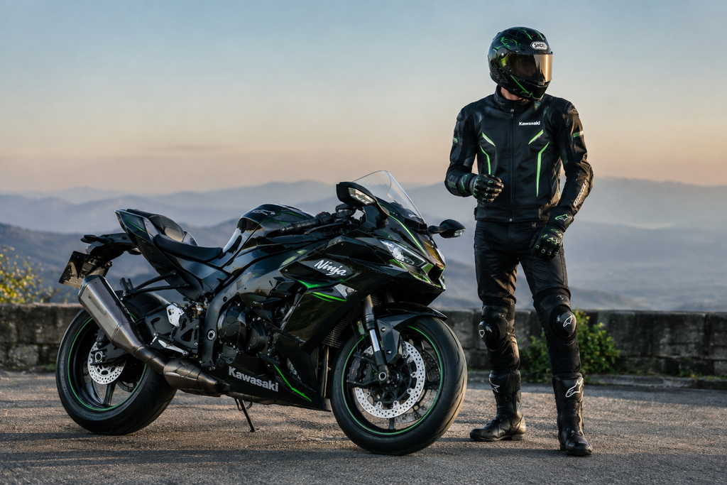Bike Rider for a Motorcycle Blog